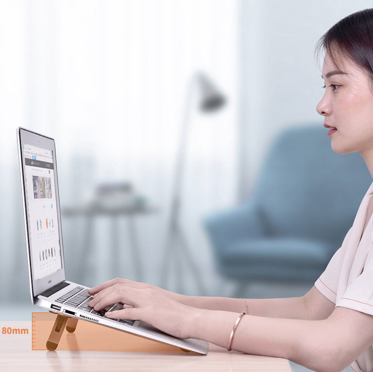 Oatsbasf 휴대용 수납 접이식 노트북 컴퓨터 거치대 높이 조절 팬 히터, 은색, 회색