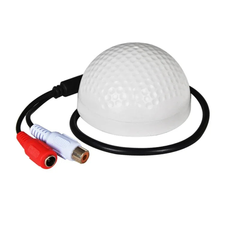 CCTV 마이크 골프 모양 오디오 픽업 장치 고감도 DC12V 오디오 모니터링 음향 청취 장치