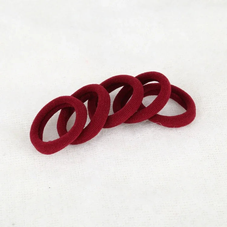 20pcs / Pack Girls Kids Rubber Bands Ponytail Holder Elastic Hair Bands