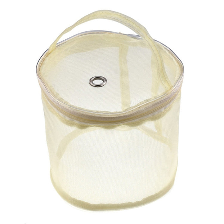 메쉬 가방 DIY 손뜨개 도구 실 보관 니팅 가방 오거나이저 속이 빈 실 가방, 큰 장미 빨강, 큰 보라, 작은 장미 빨강, 작은 보라, 작은 베이지, 작은 분홍