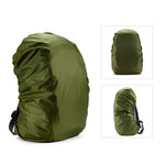 방수 방진 백팩 레인 커버 휴대용 초경량 야외 도구 등산 보호 커버, 35L, 45L, 50-60L, 70L, 80L