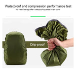 방수 방진 백팩 레인 커버 휴대용 초경량 야외 도구 등산 보호 커버, 35L, 45L, 50-60L, 70L, 80L