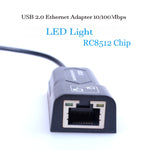 USB to RJ45 10/100 Mbps USB 이더넷 어댑터 네트워크 카드, USB 2.0 100Mbps