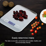 디지털 다기능 스테인리스 스틸 식품 주방 저울 LCD 디스플레이, 5kg/1g, 로즈 골드, 5kg/1g, 실버