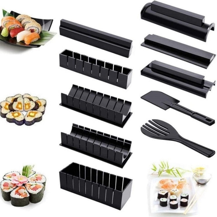 10개 세트 DIY 스시 김밥 만들기 몰드, 10개 세트