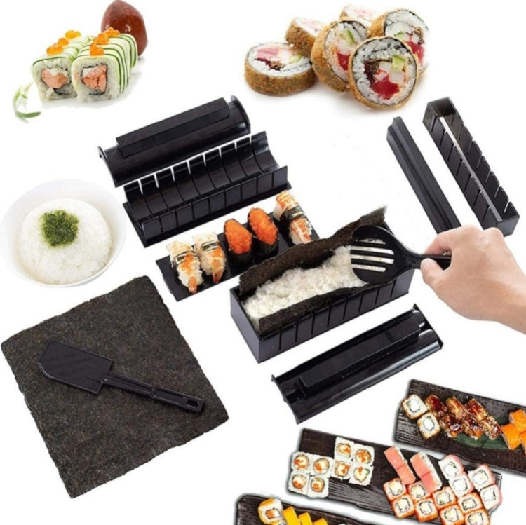 10개 세트 DIY 스시 김밥 만들기 몰드, 10개 세트