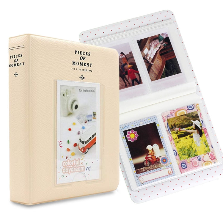 64 Pockets Name Card Pieces for Fujifilm Instax Mini 8 /7s /70 /25 /50s /90, 64 Pockets Beige, 64 Pockets Blue, 64 Pockets Green, 64 Pockets Orange, 64 Pockets Pink, 64 Pockets Sky Blue