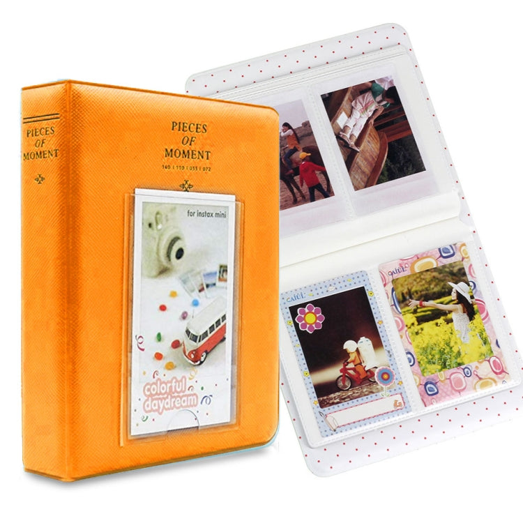 64 Pockets Name Card Pieces for Fujifilm Instax Mini 8 /7s /70 /25 /50s /90, 64 Pockets Beige, 64 Pockets Blue, 64 Pockets Green, 64 Pockets Orange, 64 Pockets Pink, 64 Pockets Sky Blue
