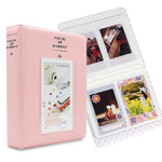 64 Pockets Name Card Pieces for Fujifilm Instax Mini 8 /7s /70 /25 /50s /90, 64 Pockets Beige, 64 Pockets Blue, 64 Pockets Green, 64 Pockets Orange, 64 Pockets Pink, 64 Pockets Sky Blue
