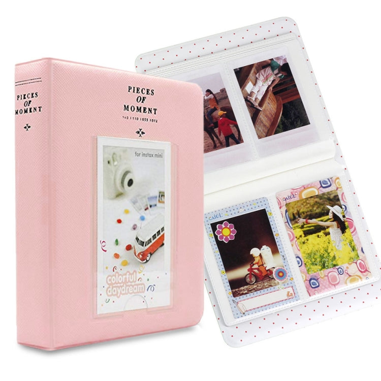 64 Pockets Name Card Pieces for Fujifilm Instax Mini 8 /7s /70 /25 /50s /90, 64 Pockets Beige, 64 Pockets Blue, 64 Pockets Green, 64 Pockets Orange, 64 Pockets Pink, 64 Pockets Sky Blue