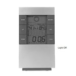 가정용 디지털 LCD 표시 온습도계 온도 습도계 시계 알람, 습도계