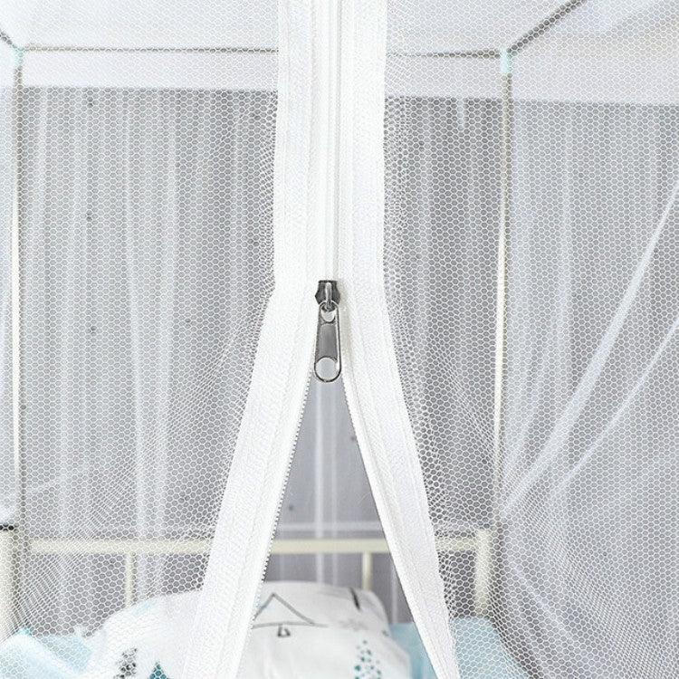 학생 기숙사 상층 침대 먼지 방지 상단 측면 단일 문 모기장 무료 설치, 90x190x150 cm (스탠드 제외), 90x190x150 cm (브래킷 포함)