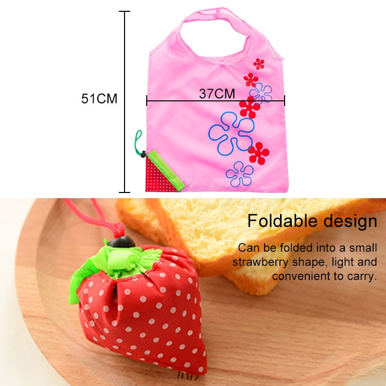 창의적인 딸기 쇼핑 재사용 접이식 장바구니