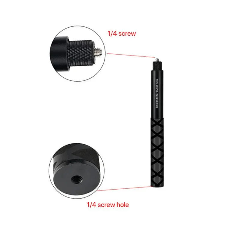 1.2m 액션 카메라 액세서리 셀피 스틱 Insta360 ONE X 및 ONE 스포츠 카메라 핸들 액세서리용, 1.2m Insta360 ONE X / ONE용