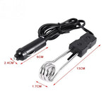 휴대용 12V/24V 전기 자동차 끓는 물 침지 히터 여행 캠핑 피크닉용, 12V, 24V