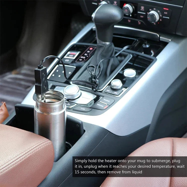 휴대용 12V/24V 전기 자동차 끓는 물 침지 히터 여행 캠핑 피크닉용, 12V, 24V