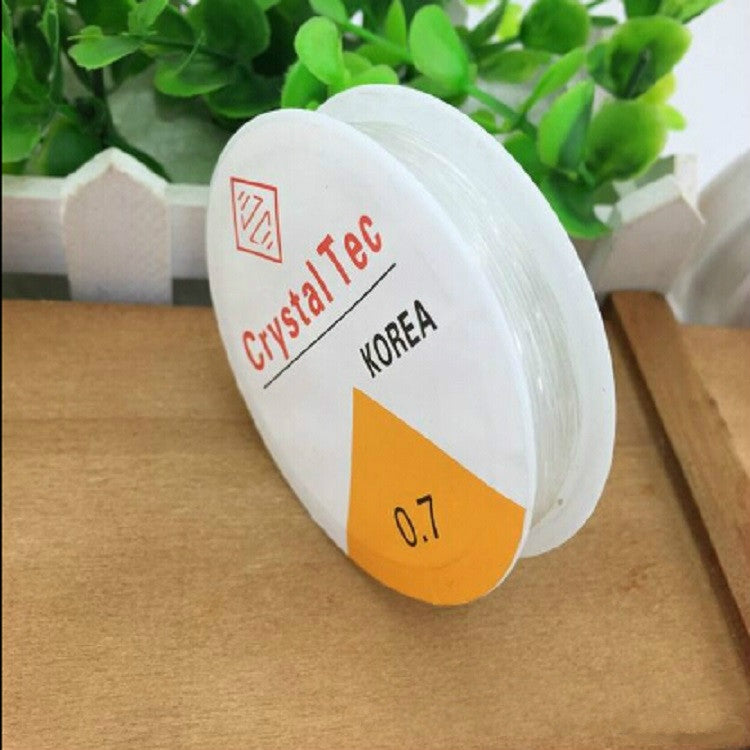 5개 세트 투명 낚시줄 탄성 줄 DIY 수제 쥬얼리 부자재 비즈 와이어 로프, 0.5mm, 0.6mm, 0.7mm, 1mm, 0.8mm