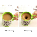 400ml 머그 자동 전기 셀프 스터링 머그컵 커피 우유 혼합 머그 스마트 스테인리스 스틸 주스 믹스 컵 음료용품
