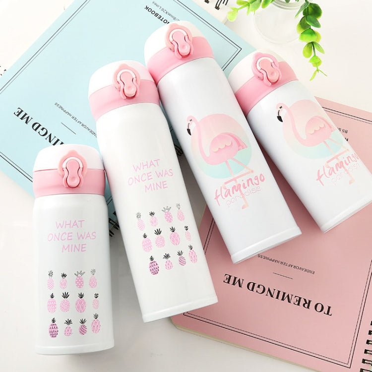 바운싱 진공 플라스크 머그 여행용 스테인리스 스틸 보온 컵, 350ml