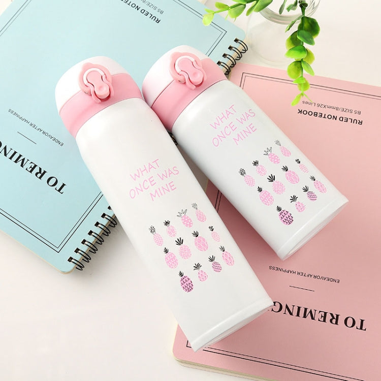 바운싱 진공 플라스크 머그 여행용 스테인리스 스틸 보온 컵, 350ml