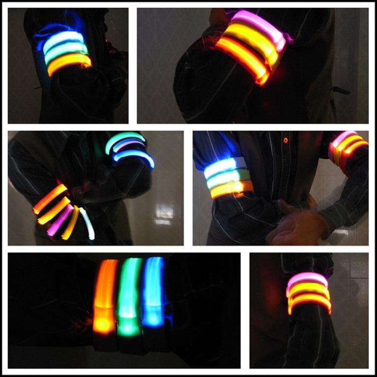 나일론 야간 스포츠 LED 라이트 암밴드, 배터리 버전 블루, USB 충전 버전 블루, 배터리 버전 화이트, USB 충전 버전 화이트, 배터리 버전 레드, USB 충전 버전 레드, 배터리 버전 그린, USB 충전 버전 그린