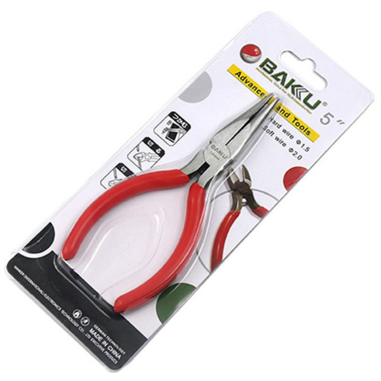 BAKU BK-071 수동 플라이어 바늘 코 플라이어 평면 플라이어 긴 코 플라이어 가정용 수리 도구, BK-071