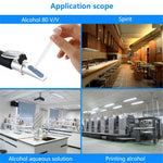 Hand-held Refractometer  Alcohol Detector Alcohol Level Meter, Refractometer