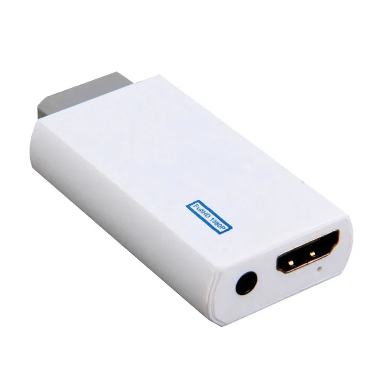 닌텐도 Wii 간편 플러그 앤 플레이 Wii to HDMI 1080p 변환 어댑터 Wii2hdmi 3.5mm 오디오 박스 Wii-link, HDMI 1080p 변환 어댑터