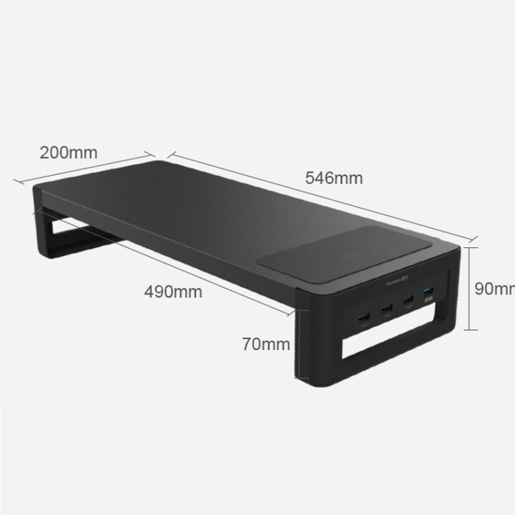 Vaydeer Computer Monitor Increased Desktop Screen Desktop Storage Base, Simple Configuration