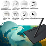 Wacom CTL-4100 태블릿 인튜어스 손그림 보드 컴퓨터 드로잉 보드 필기 보드, CTL-4100