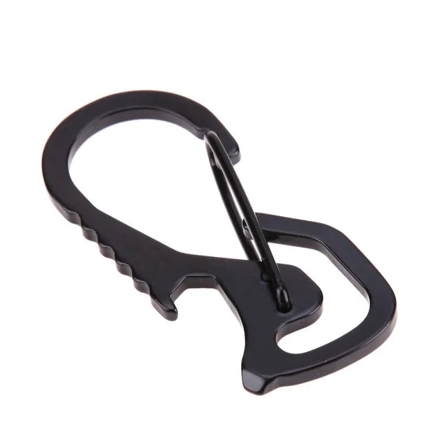 Outdoor Tools Carabiner  Hex Driver Bottle Opener Keychain Ring Climbing Accessories