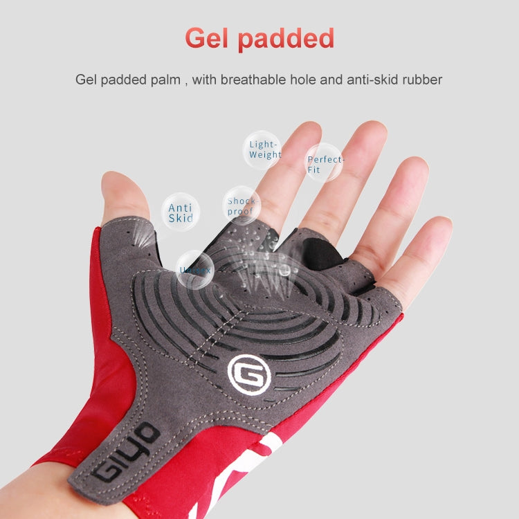 GIYO 아웃도어 하프 핑거 장갑 산악 도로 자전거 사이클링 장갑, S, M, L, XL, XXL