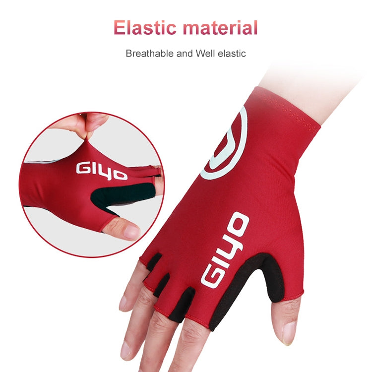 GIYO 아웃도어 하프 핑거 장갑 산악 도로 자전거 사이클링 장갑, S, M, L, XL, XXL