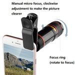 12X Telephoto Telescope Camera Zoom Mobile Phone External Lens