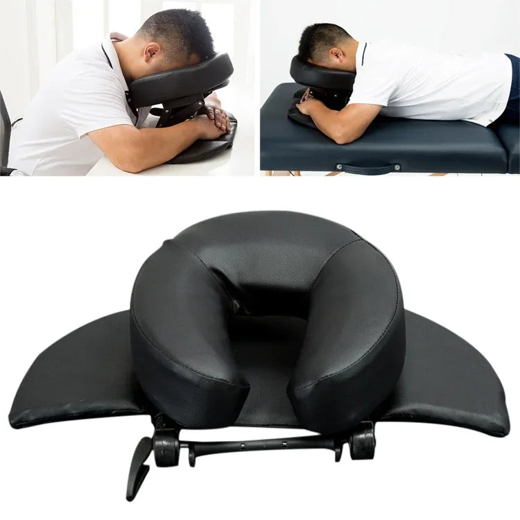 조절 가능한 헤드레스트 얼굴 베개 가족 마사지 뷰티 요람 휴식 패드 책상용