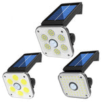태양광 벽등 야외 방수 인체 감지 정원등 가로등, 48 LED, 54 LED, 54 COB, 32 LED