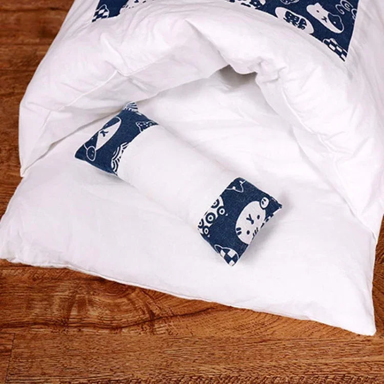 Closed Removable and Washable Cat Litter Sleeping Bag Winter Warm Dog Kennel, S, M, L