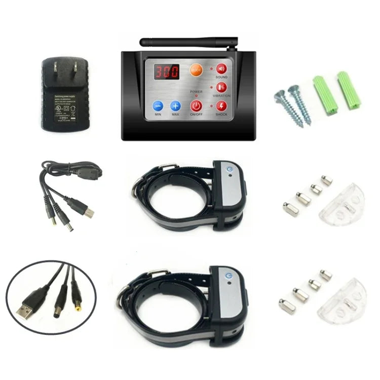 2-in-1 스마트 무선 방수 울타리 원격 개 트레이너 목걸이 포함, 420G, 580G, 700G