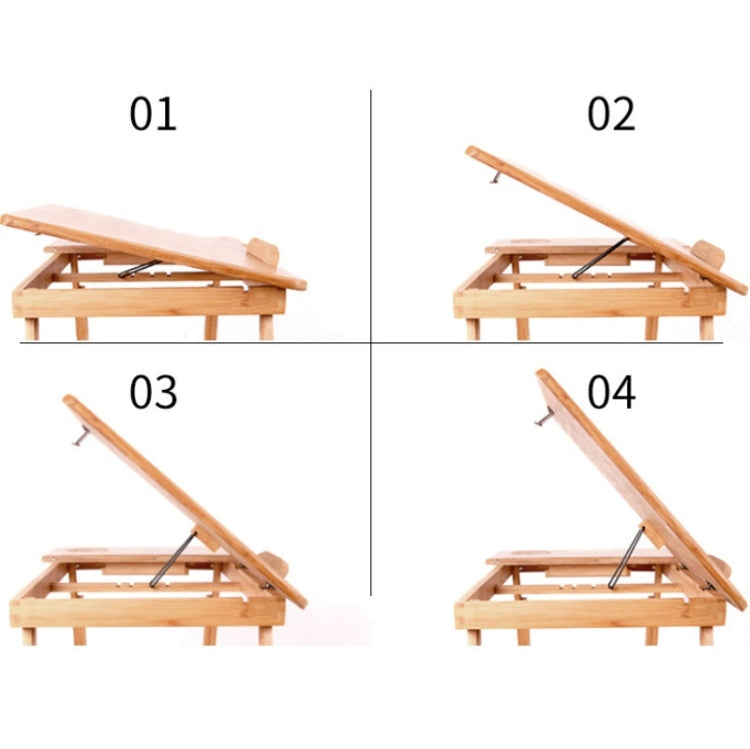접이식 노트북 책상 침대 카드 슬롯 리프팅형 게으른 컴퓨터 책상, 소형 (50cm) 서랍 포함, 중형 (54cm) 서랍 포함, 대형 (72cm) 서랍 포함
