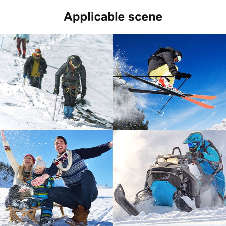 겨울용 보온 스키 장갑 야외 방수 벨벳 장갑 두꺼운 터치 스크린 오토바이 장갑, M, L, XL