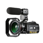 ORDRO AC3 3.1인치 IPS 스크린 4K 풀 HD 13MP 야간 시야 WiFi 라이브 캠코더 DV 디지털 카메라, 표준, 표준 + 마이크, 표준 + 마이크 + 핸드헬드 스탠드, 표준 + 마이크 + 보조 조명