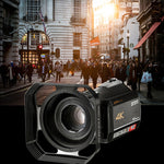 ORDRO AC5 4K HD 야간 시야 WiFi 12배 광학 줌 디지털 비디오 DV 카메라 캠코더, 표준, 표준 + 마이크, 표준 + 마이크 + 핸드헬드 스탠드, 표준 + 마이크 + 보조 조명