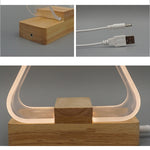 USB 심플 공부용 책상 램프 LED 아크릴 무드등