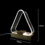 USB 심플 공부용 책상 램프 LED 아크릴 무드등