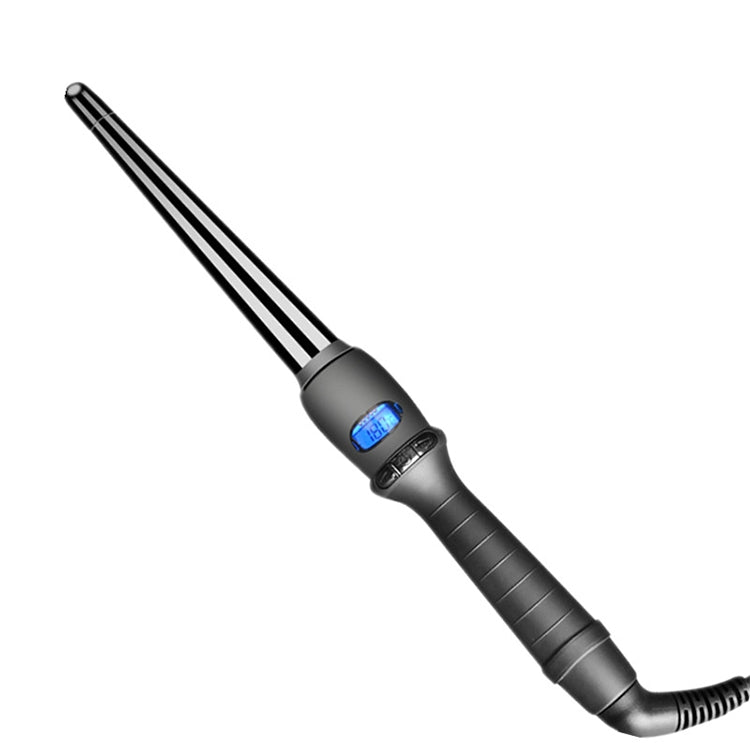 LCD 원뿔형 컬링 아이언 단일 튜브 세라믹 유약 배 모양 꽃 원뿔, 19mm EU, 25mm EU, 25mm US, 19mm US, 32mm EU