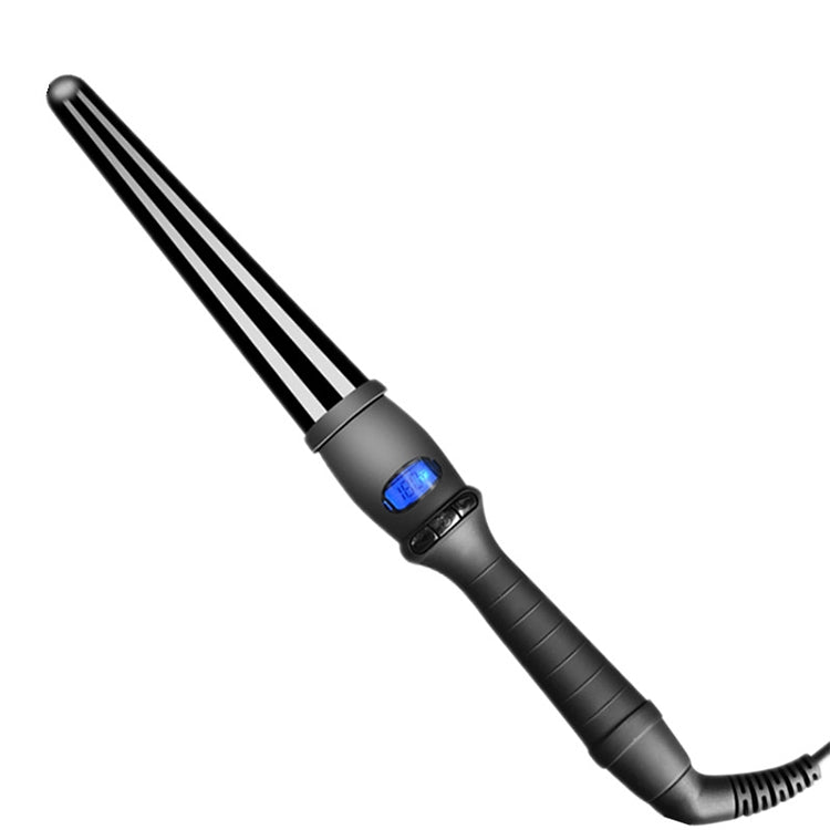 LCD 원뿔형 컬링 아이언 단일 튜브 세라믹 유약 배 모양 꽃 원뿔, 19mm EU, 25mm EU, 25mm US, 19mm US, 32mm EU