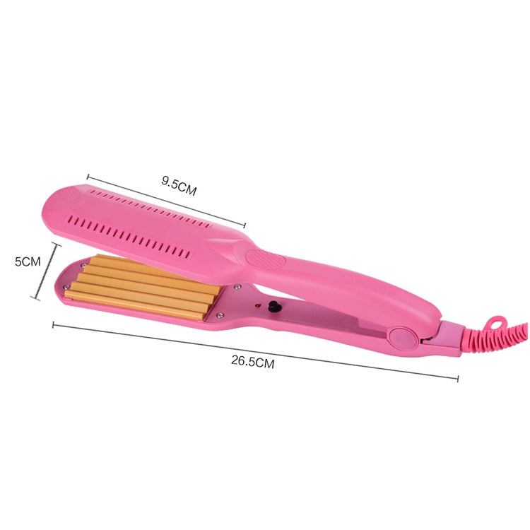 220V 전문가용 세라믹 물결형 컬링 아이언, 파랑, 분홍, 빨강, 장미 빨강, 흰색