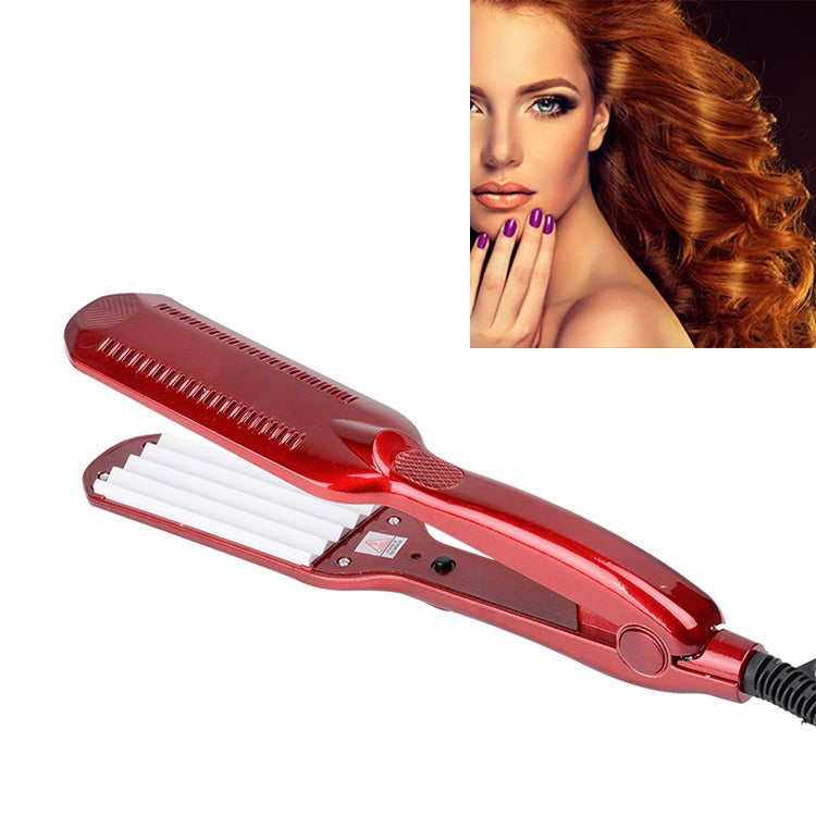 220V 전문가용 세라믹 물결형 컬링 아이언, 파랑, 분홍, 빨강, 장미 빨강, 흰색