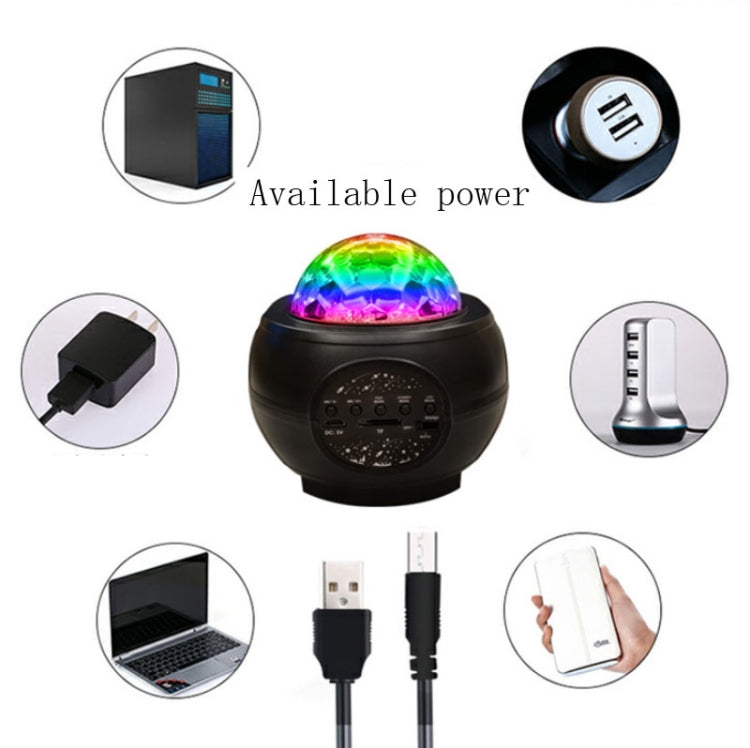 M2 8W 크리스마스 별빛 레이저 프로젝션 분위기등 회전 별빛 동적 물결 무늬 수면등, USB, 배터리