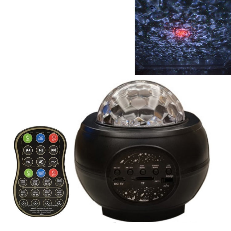 M2 8W 크리스마스 별빛 레이저 프로젝션 분위기등 회전 별빛 동적 물결 무늬 수면등, USB, 배터리